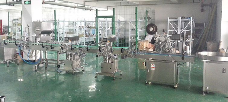 全自動醬料灌裝生產(chǎn)線，大顆粒醬料灌裝生產(chǎn)線